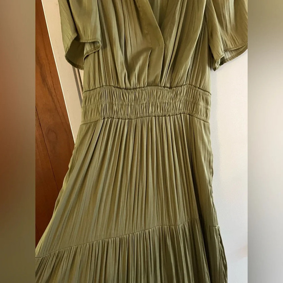 Anthropologie Somerset Satin Maxi Dress - Picture 6 of 9